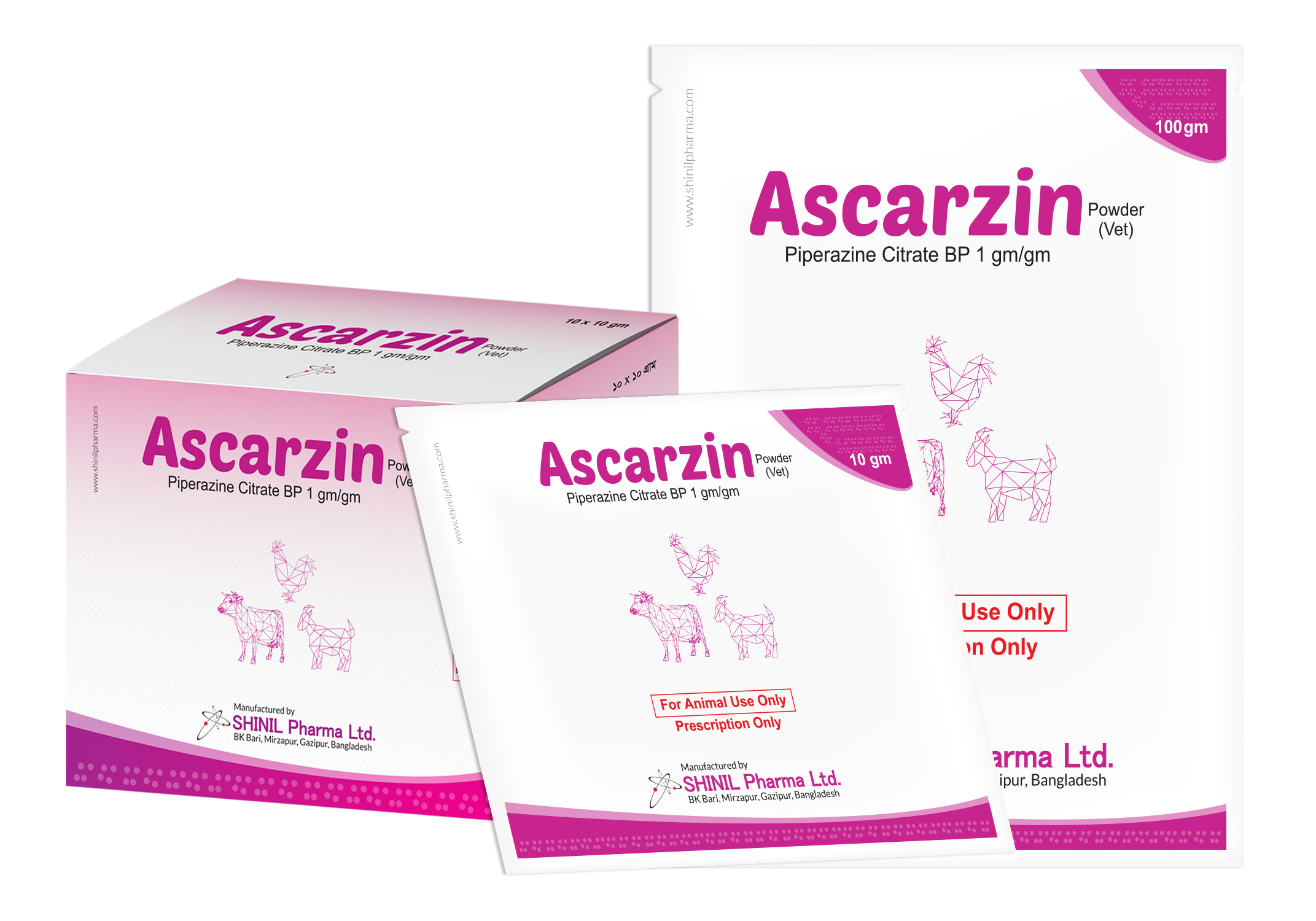 Ascarzin (Vet) Powder